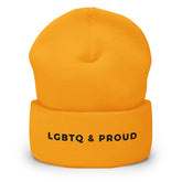 LGBTQ & Proud Cuffed Beanie
